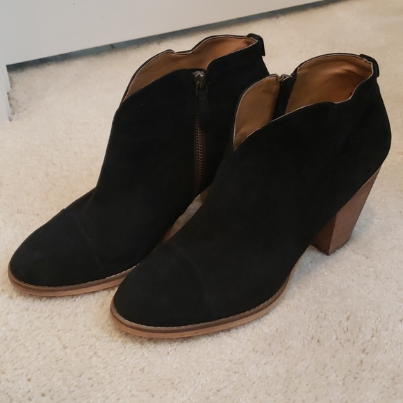 Susina Shoes - Susina- Ankle Boots- Black Suede